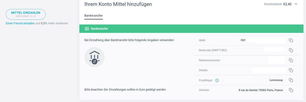 EstateGuru Geld einzahlen
