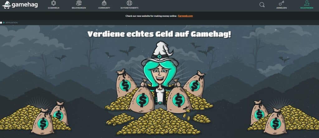 gamehag earn money with games