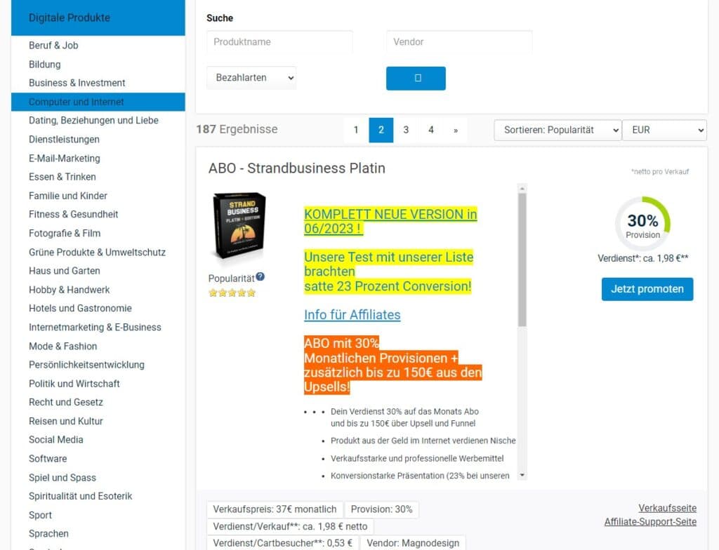 digistore24 marketplace