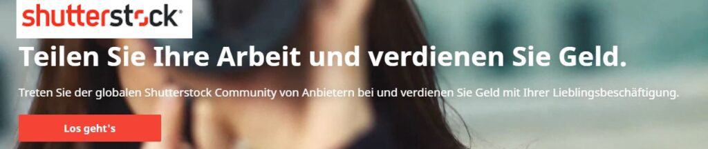 shutterstock geld verdienen